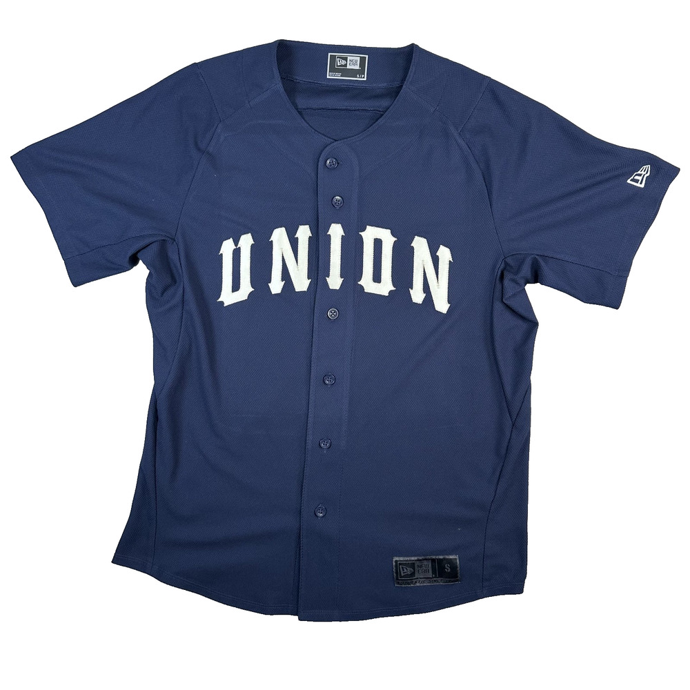 New Era x MLS Philadelphia Union Baseball Jersey Soccer Navy Men's Size Small